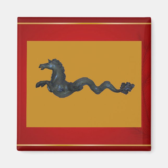 Imán Venetiano Murano Glass Horse Magnet (Frente)