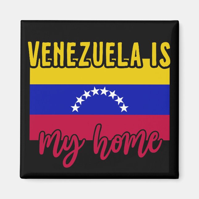 Imán Venezuela es mi bandera (Frente)