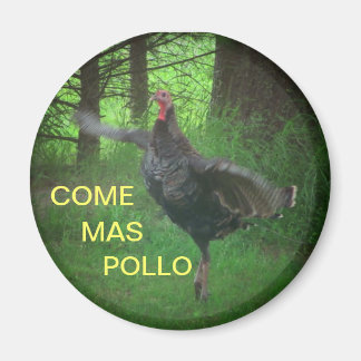 Imán Venga Mas Pollo Funny Turquía