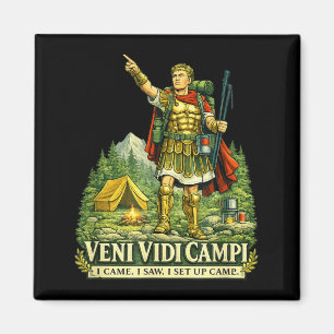 Imán Veni Vidi Cam Camara Divertida Soldado Romano Latí