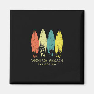Imán Venice Beach Ca Tablas de Surf Vintage Hombres Muj