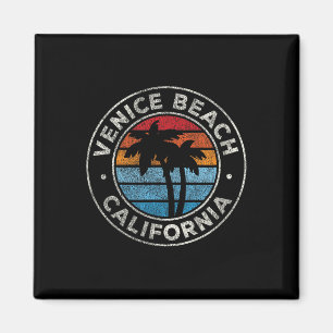 Imán Venice Beach California Ca Vintage Graphic Retro 7