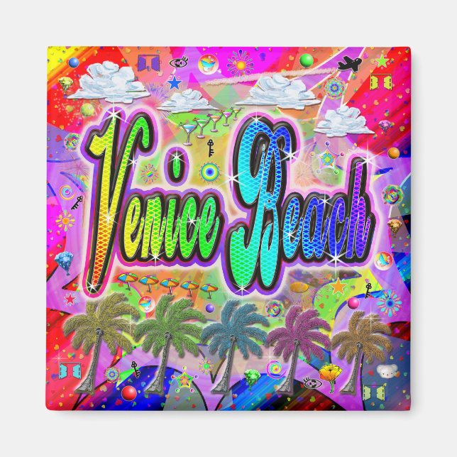 Imán Venice Beach Vista Express Magnet (Frente)