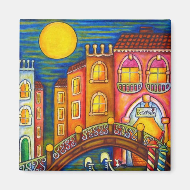 Imán Venice Soiree Magnet 2 de Lisa Lorenz (Frente)