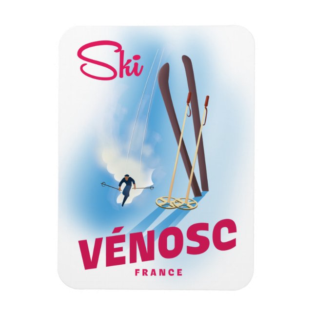 Imán Vénosc Francia para Esquiar (Vertical)