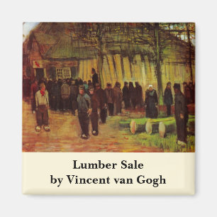 Imán Venta de madera por Vincent van Gogh
