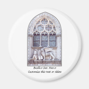Imán Ventana coa alas Marco del león de San