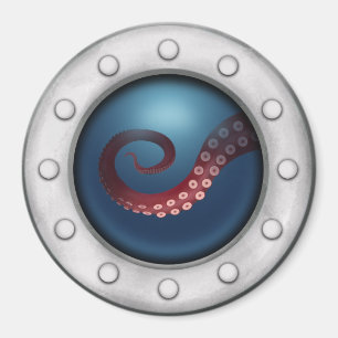 Imán Ventana de aguijón en el profundo Sea Steampunk