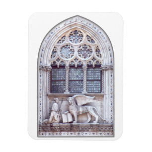 Imán Ventana de león alado de San Marco