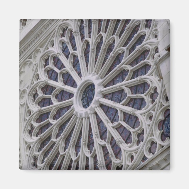 Imán ventana de Rosa de la fachada occidental, c.1270 (Frente)