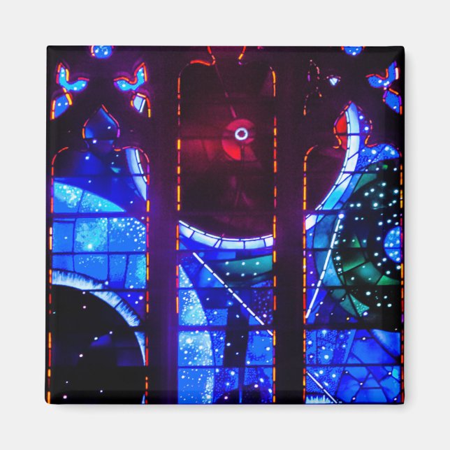 Imán Ventana espacial a la Catedral Nacional de Washing (Frente)