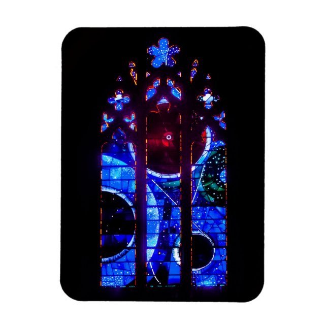 Imán Ventana espacial a la Catedral Nacional de Washing (Vertical)