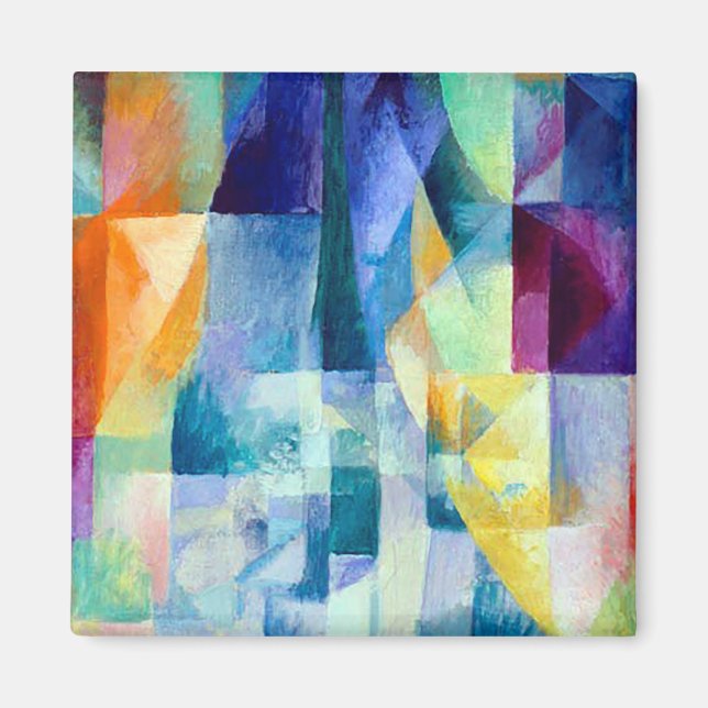 Imán Ventanas simultáneas de Robert Delaunay (Frente)