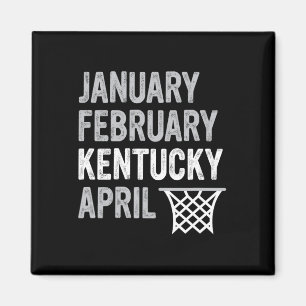Imán Ventilador de básquetbol: Enero Febrero Kentucky A