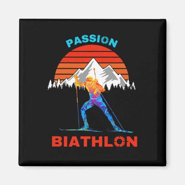 Imán Ventilador De Biathlon Pion (Frente)