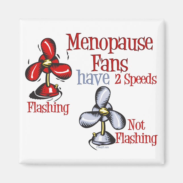 Imán Ventilador de la menopausia (Frente)