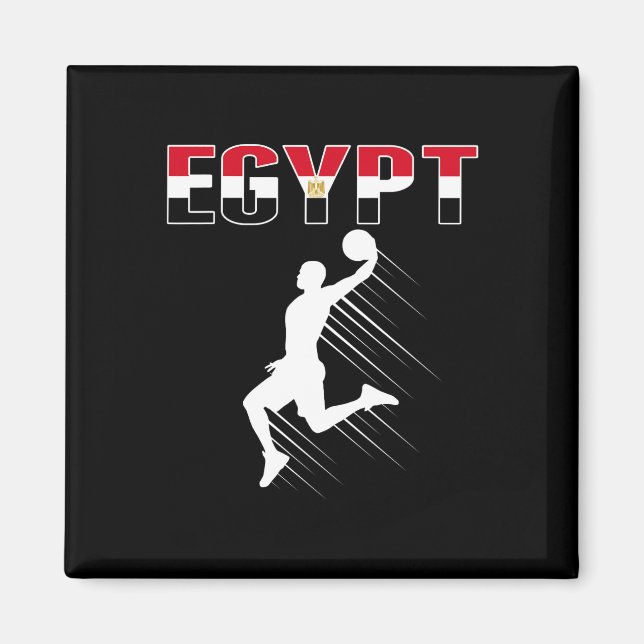Imán Ventiladores de baloncesto de Egipto Jersey - Band (Frente)