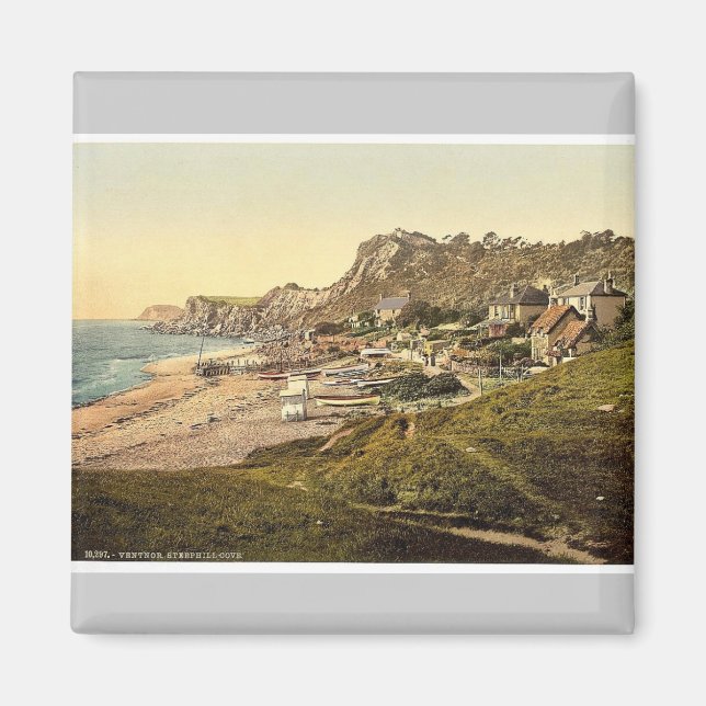Imán Ventnor, Steephill Cove, Isla de Wight, Inglaterra (Frente)