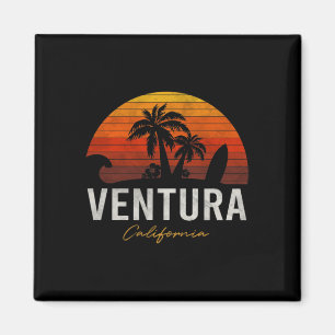 Imán Ventura Beach California Palms Vacation Surf Sundo