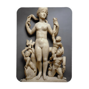 Imán Venus con el putti, un tritón y un delfín,