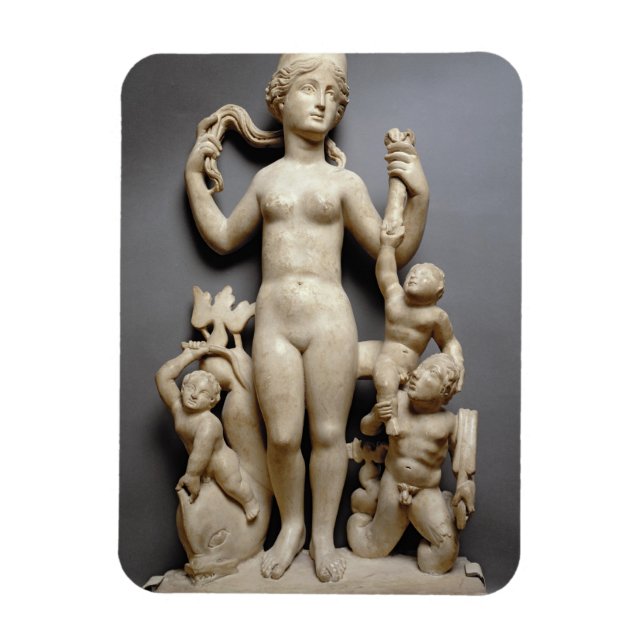 Imán Venus con putti, un tritón y un delfín, romanos, 4 (Vertical)