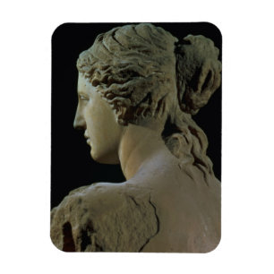 Imán Venus de Milo, detalle de la parte posterior de la