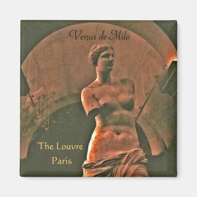 Imán Venus de Milo Louvre Magnet (Frente)