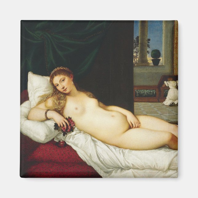 Imán Venus de Urbino por Tiziano (Frente)