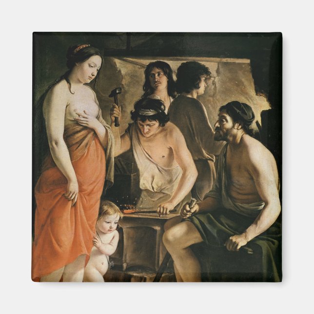 Imán Venus en la Forja de Vulcan, 1641 (Frente)