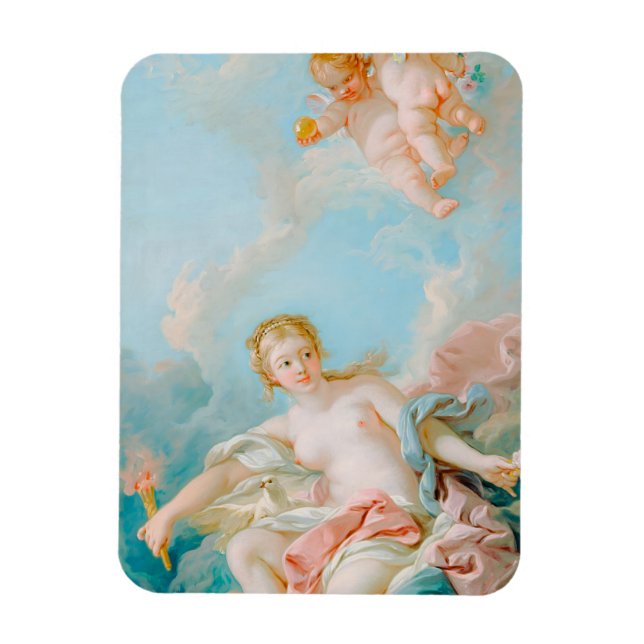 Imán Venus en las olas por François Boucher (Vertical)