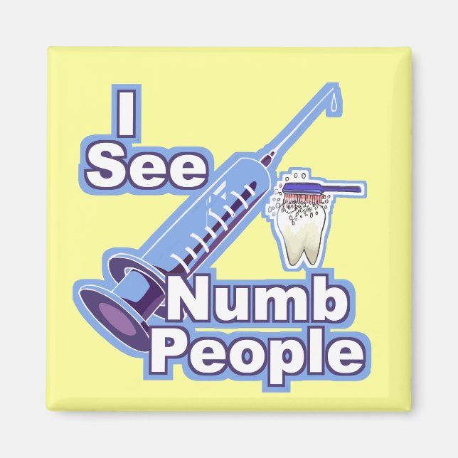 Imán Veo A Las Personas Numb (Frente)