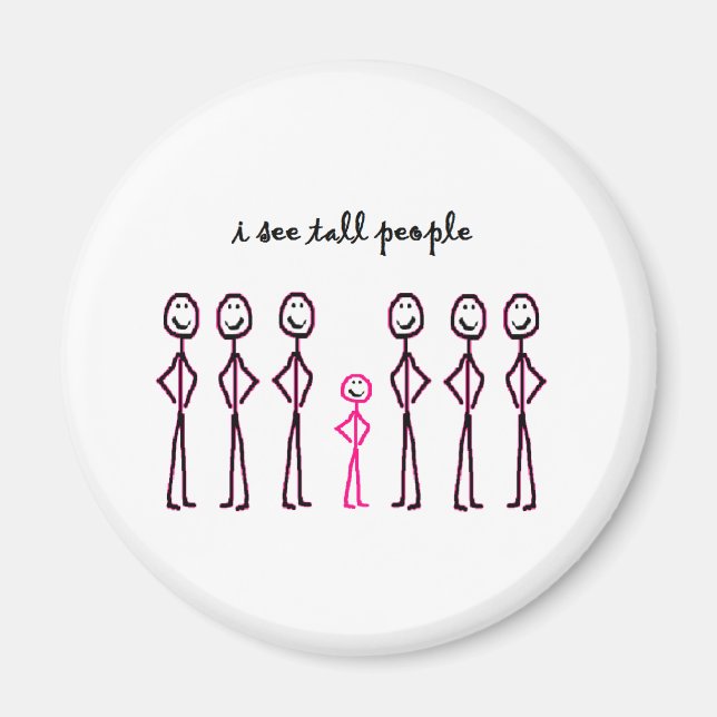 Imán Veo A Tall People (Frente)