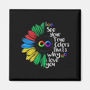 Imán Veo Su Verdadero Color Infinito Neurodivers