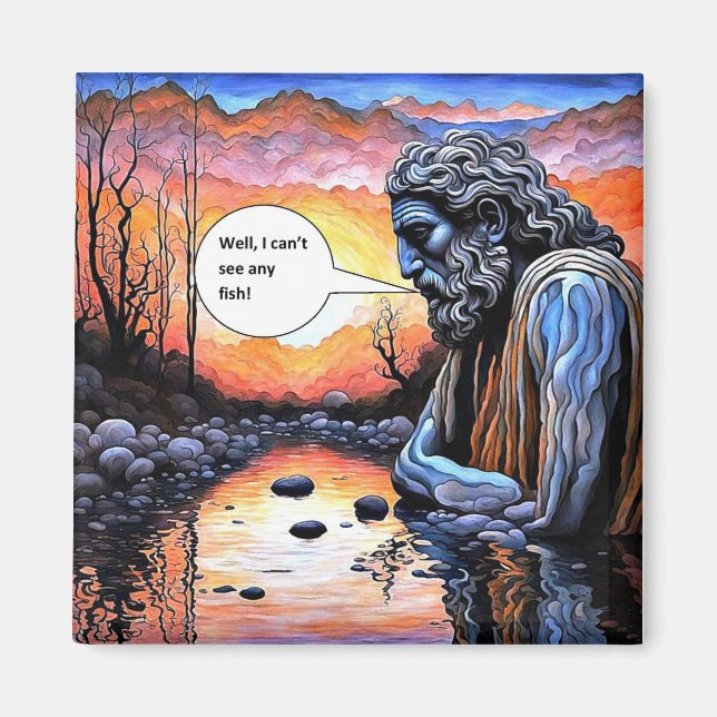 Imán Ver algún pez (Frente)