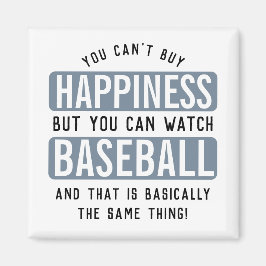Imán Ver el béisbol es felicidad es divertido el béisbo