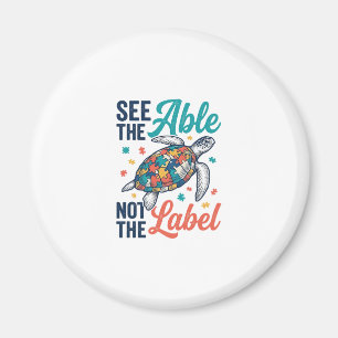 Imán Ver el diseño de la camiseta de concienciación sob
