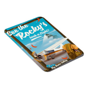 Imán Ver el "¡Reserva un vuelo!" de The Rocky
