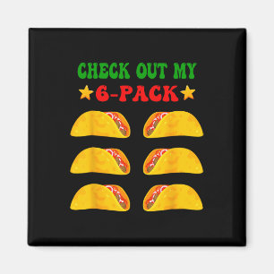 Imán Ver Mi Paquete De Seis 6 Con Tacos Para Cinco De M