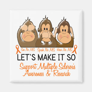 Imán Ver Oído No Esclerosis Múltiple MS 2