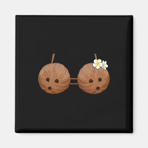 Imán Verano Coconut Bra Halloween Costume Hawaii Aloha