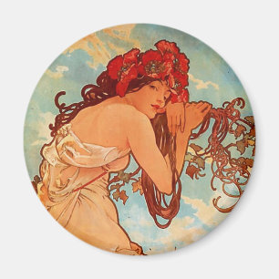 Imán Verano de Alphons Mucha