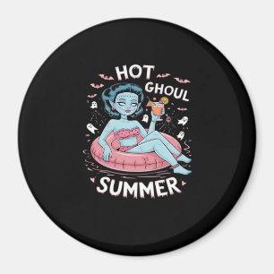 Imán Verano de Ghoul Caluroso Divertido Verano de Playa