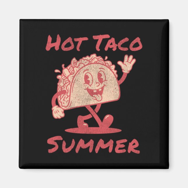 Imán Verano de Taco Caliente (Frente)