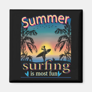 Imán Verano - El Surf Es El Magnet Más Divertido