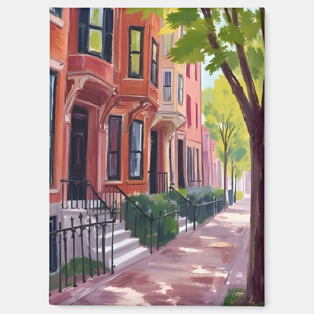 Imán Verano en Boston | Brownstones de Massachusetts (Anverso)