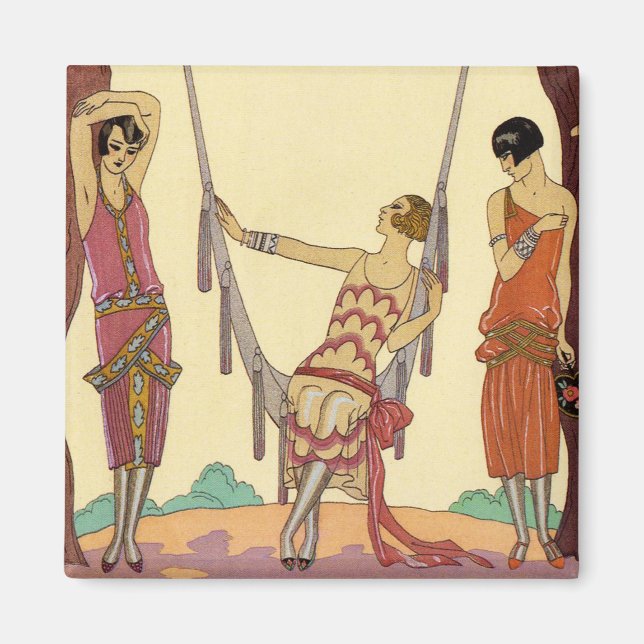 Imán Verano en Francia Art Deco (Frente)