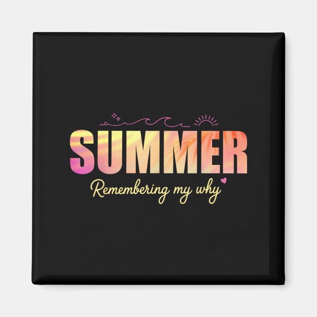 Imán Verano Recordando Mi Porqué Creativo (Frente)