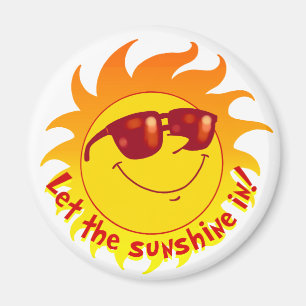 Imán Verano sonriente Sun