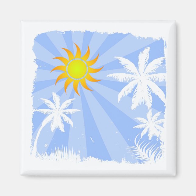 Imán Verano tropical (Frente)