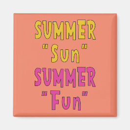 Imán Verano verano divertido